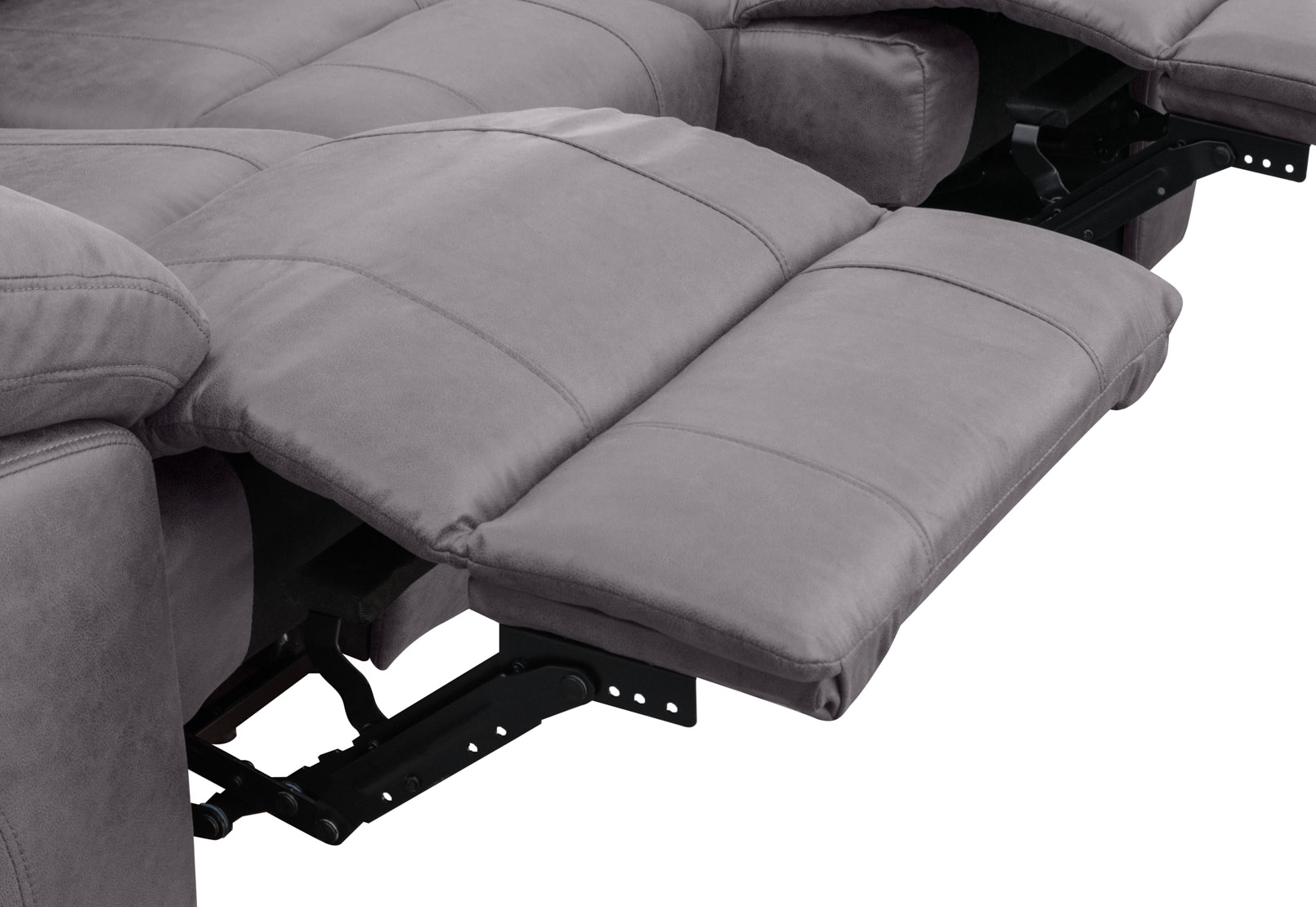 KESWICK FABRIC 3 Seater Manual Recliner with Drop Down Table – image 7 of 10