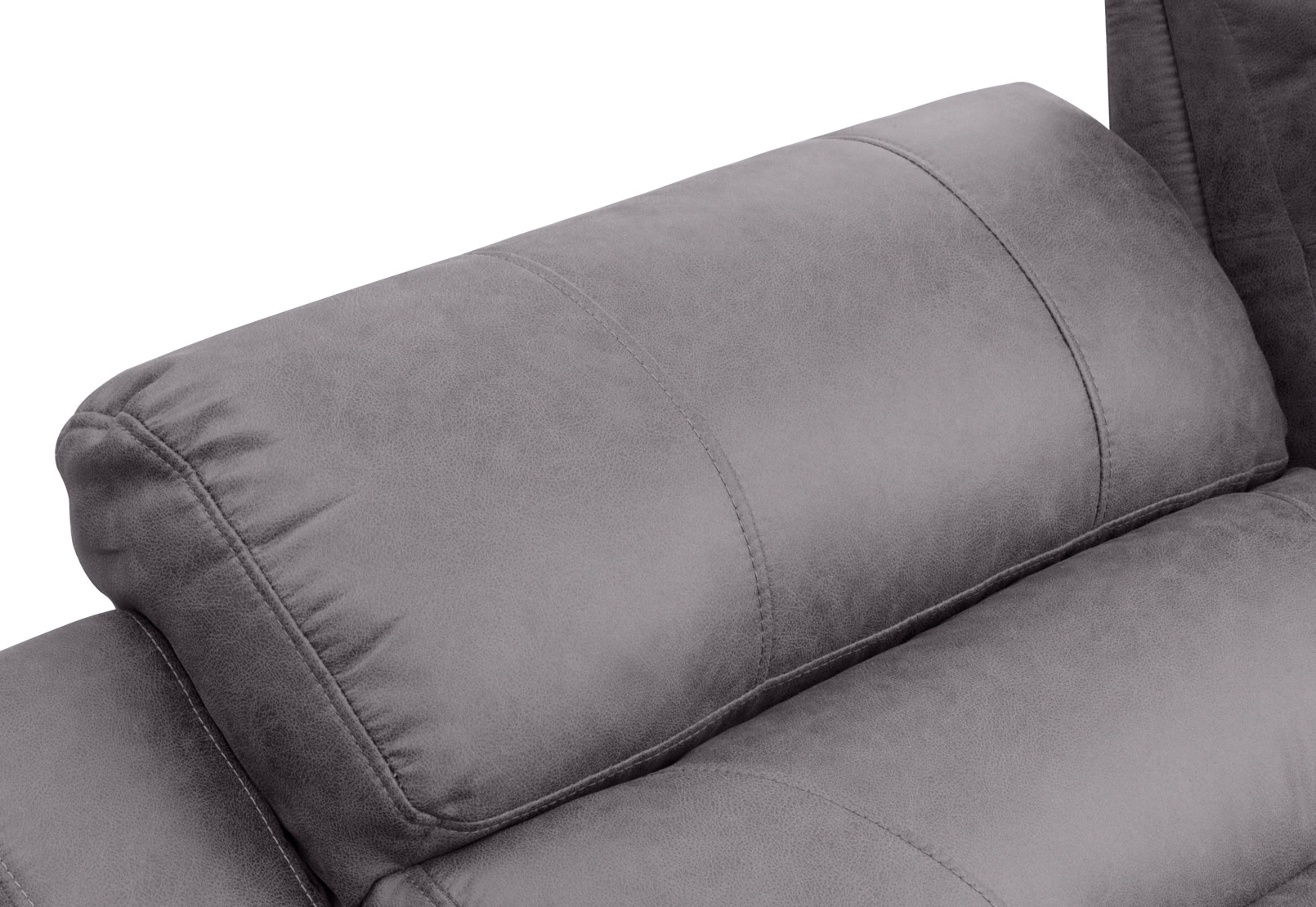 KESWICK FABRIC 3 Seater Manual Recliner with Drop Down Table – image 8 of 10
