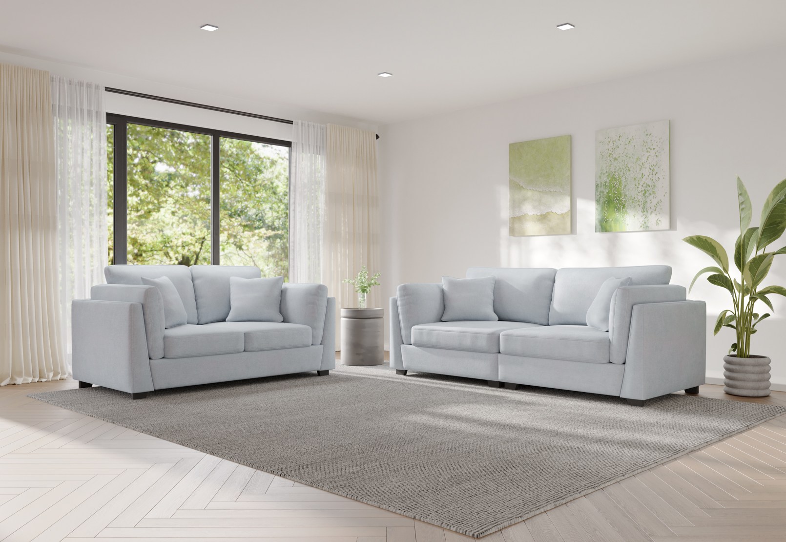 RAMI FABRIC 3 Seater Sofa – image 10 of 10