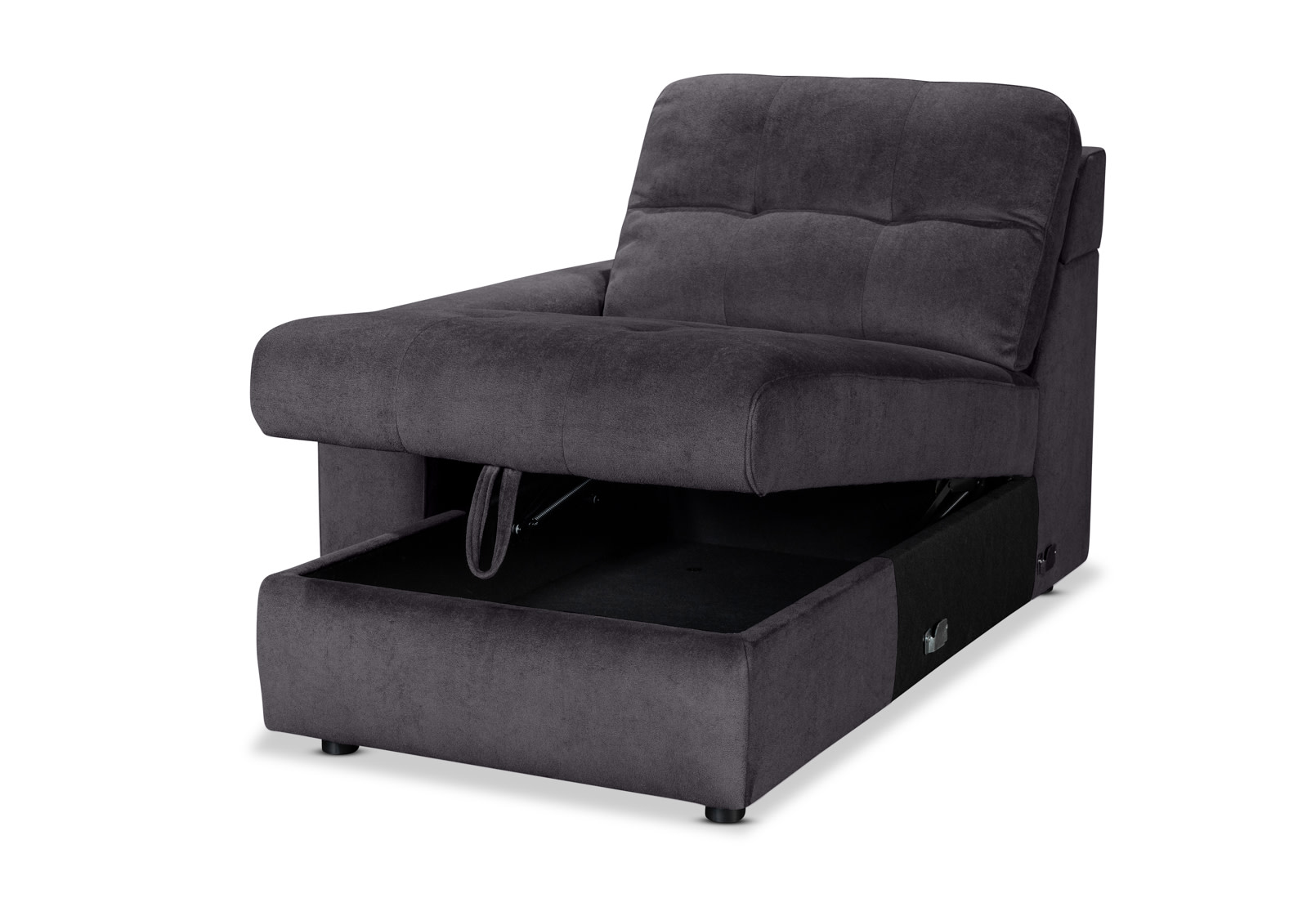 BEVERLY FABRIC Modular LHF Storage Chaise – image 3 of 4