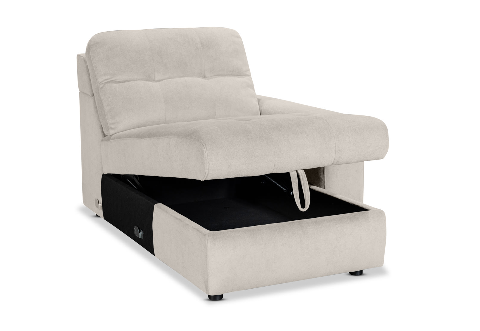 BEVERLY FABRIC Modular RHF Storage Chaise – image 3 of 4