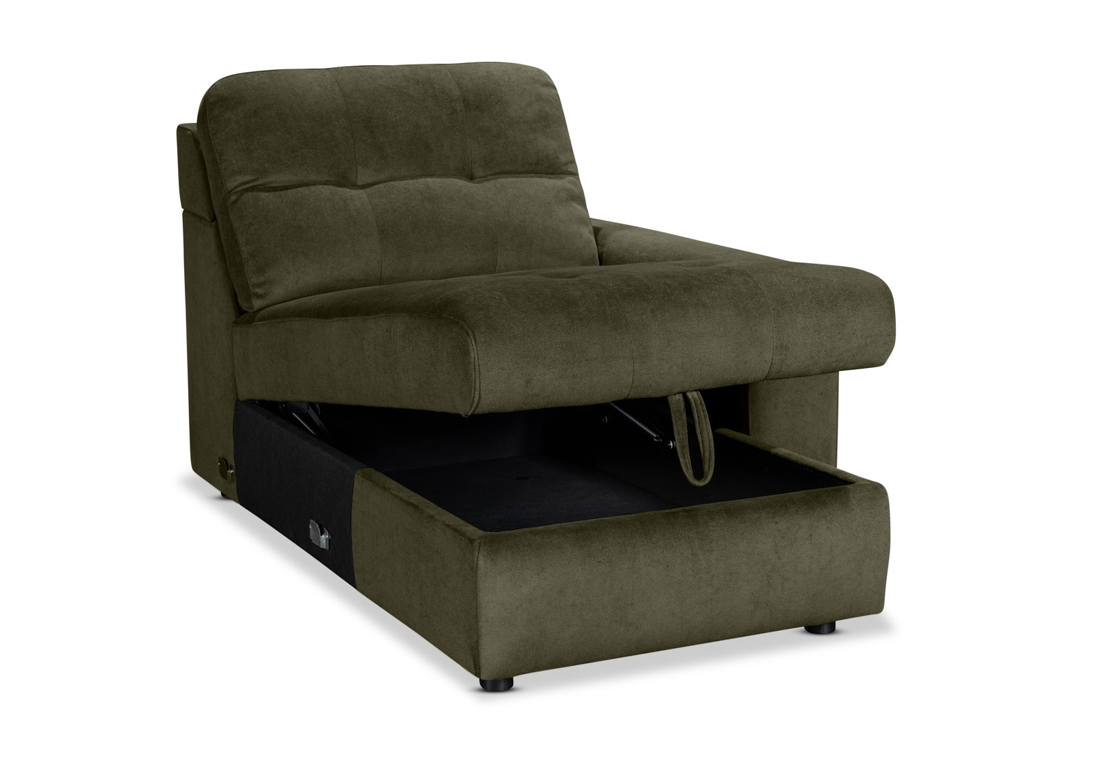 BEVERLY FABRIC Modular RHF Storage Chaise – image 3 of 4