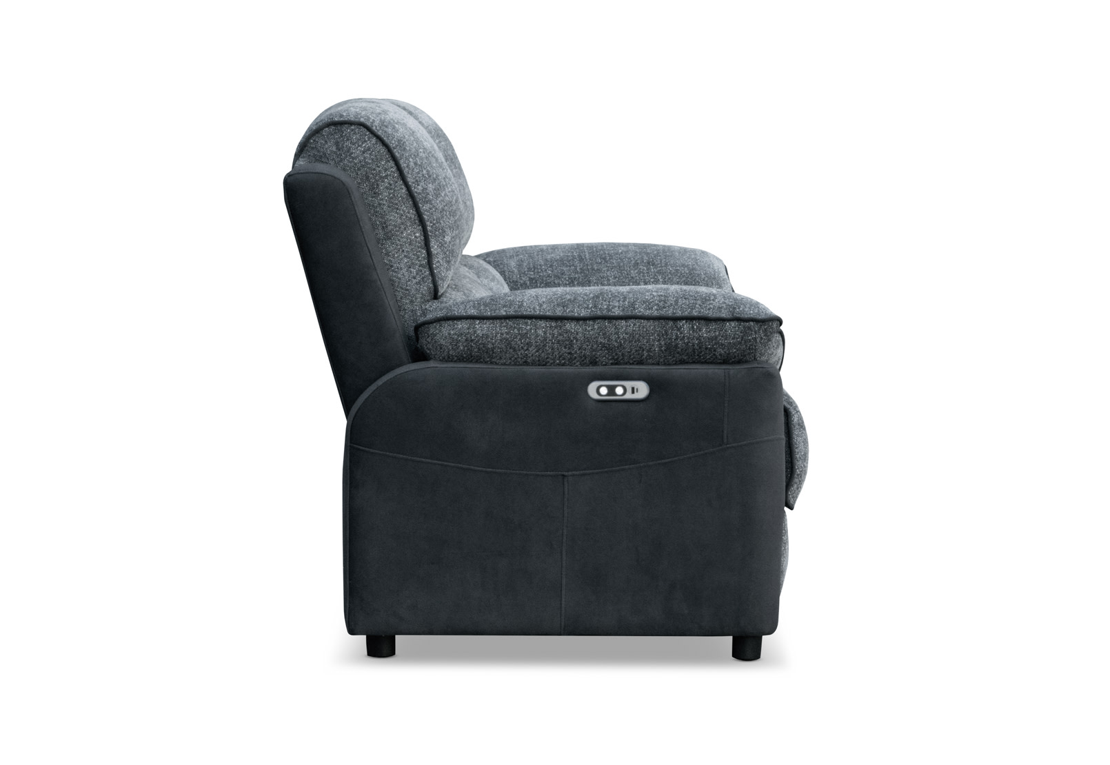 BRIXTON FABRIC 2 Seater Sofa Electric Recliner with Console – image 5 of 16