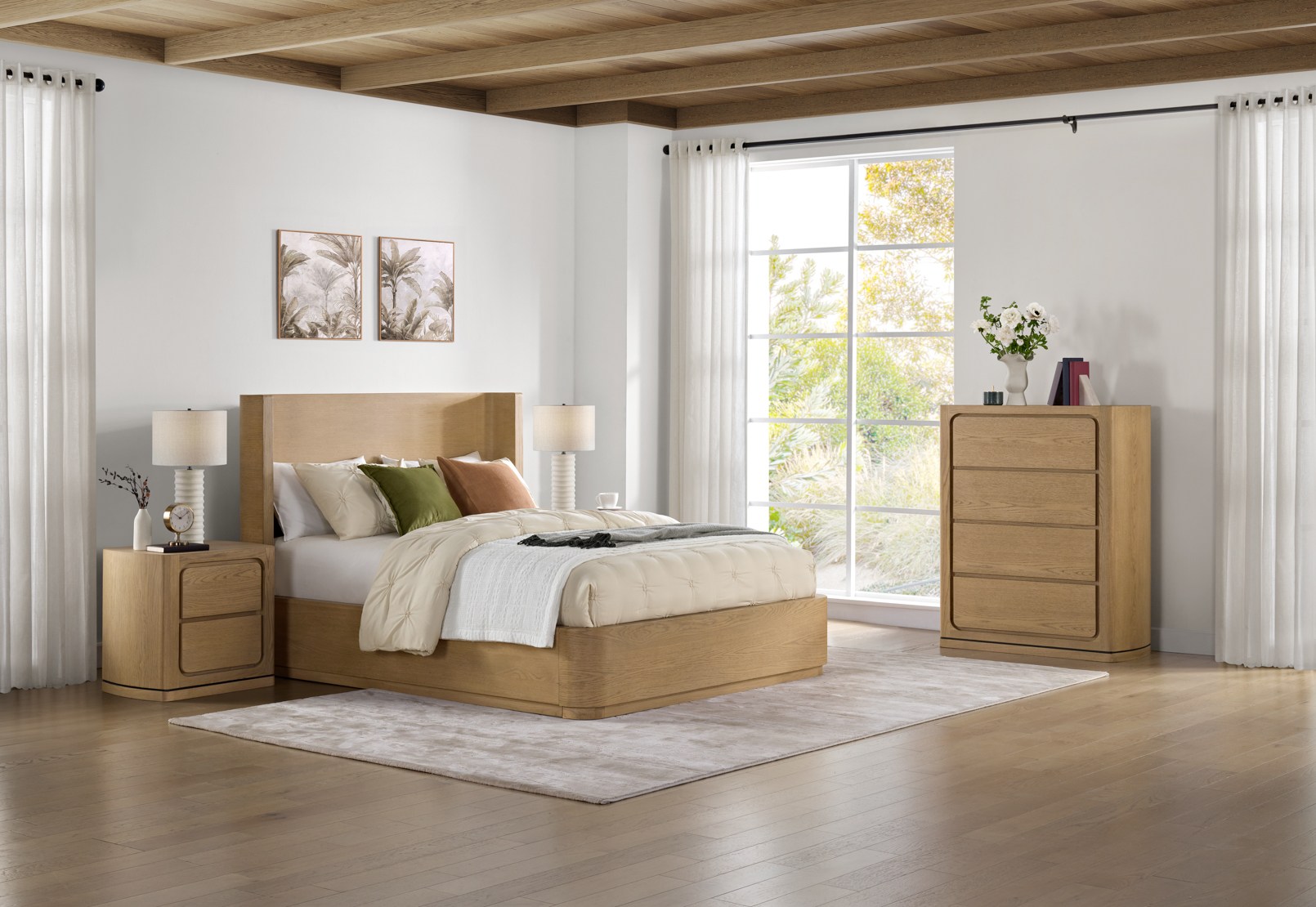 REINE 2 Drawer Bedside – image 7 of 7