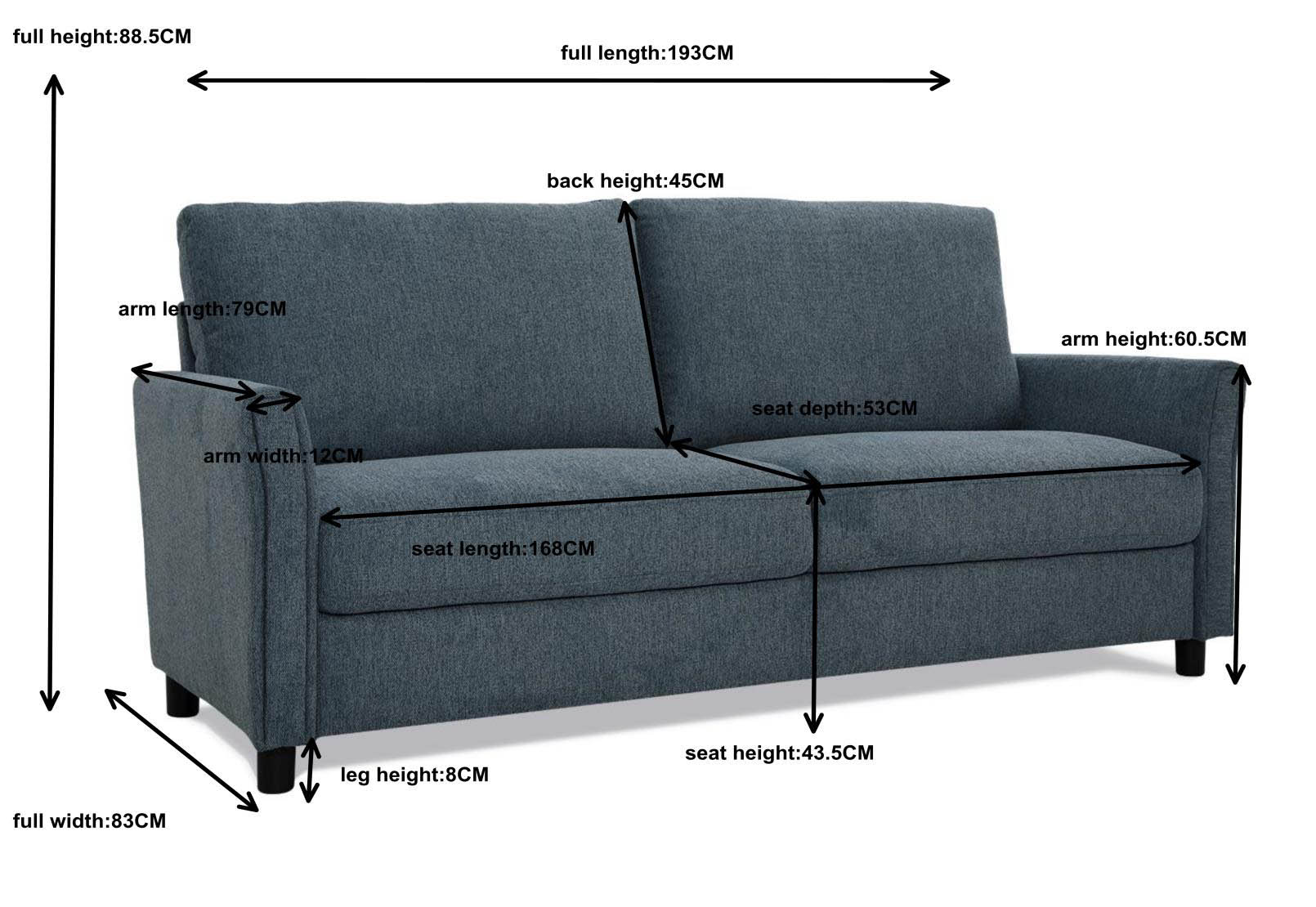TERRACINA 3 Seat Sofa – image 6 of 6