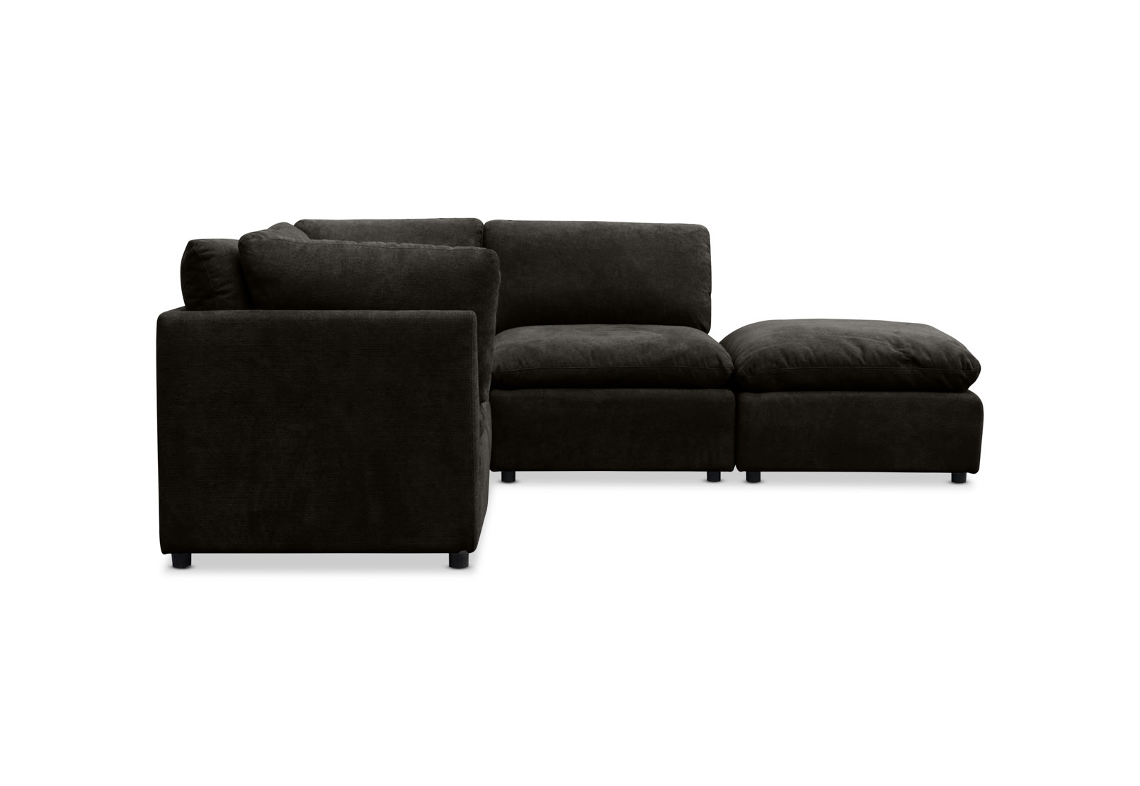 REVER FABRIC Corner Lounge with Ottoman – image 3 of 9
