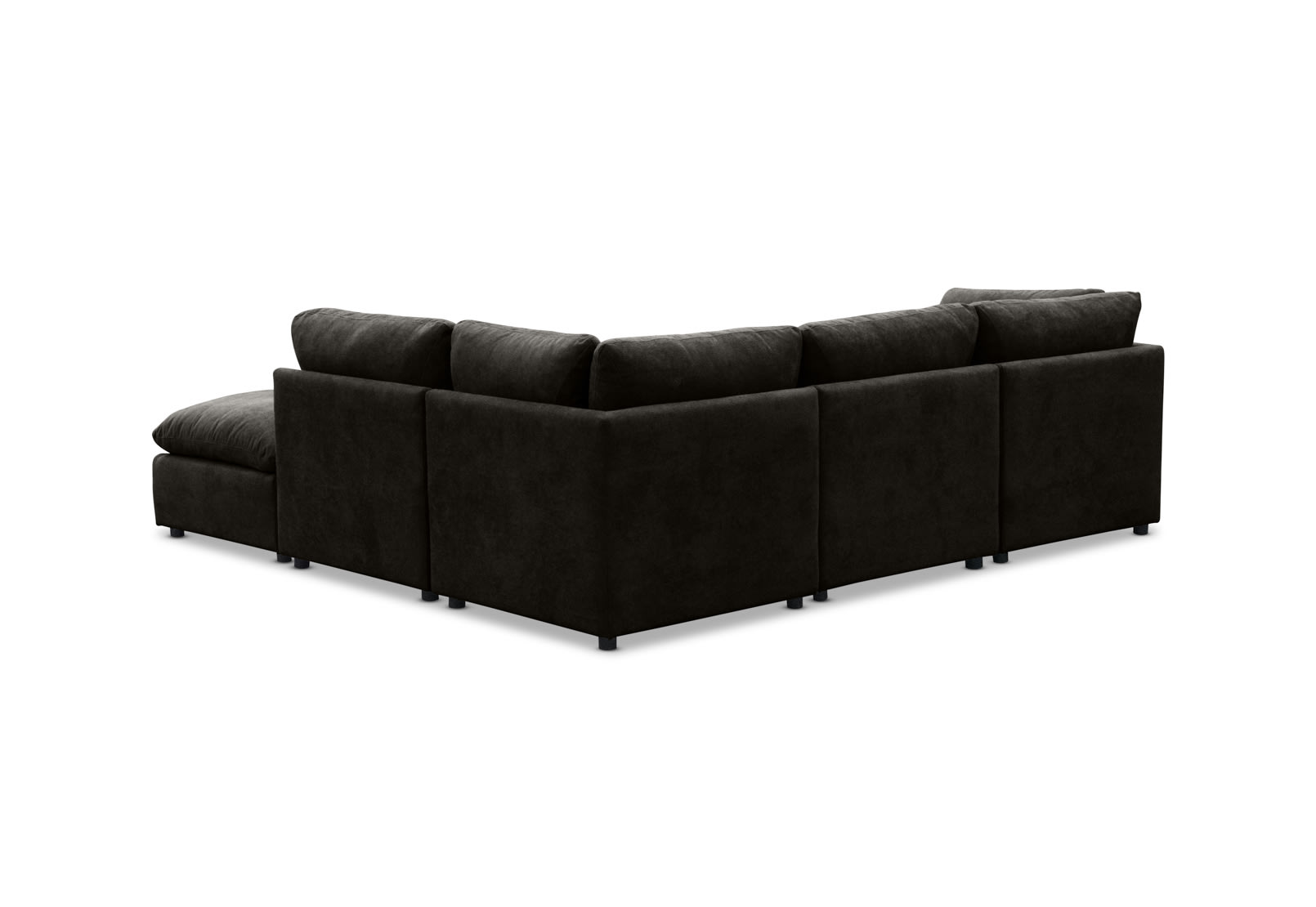 REVER FABRIC Corner Lounge with Ottoman – image 4 of 9