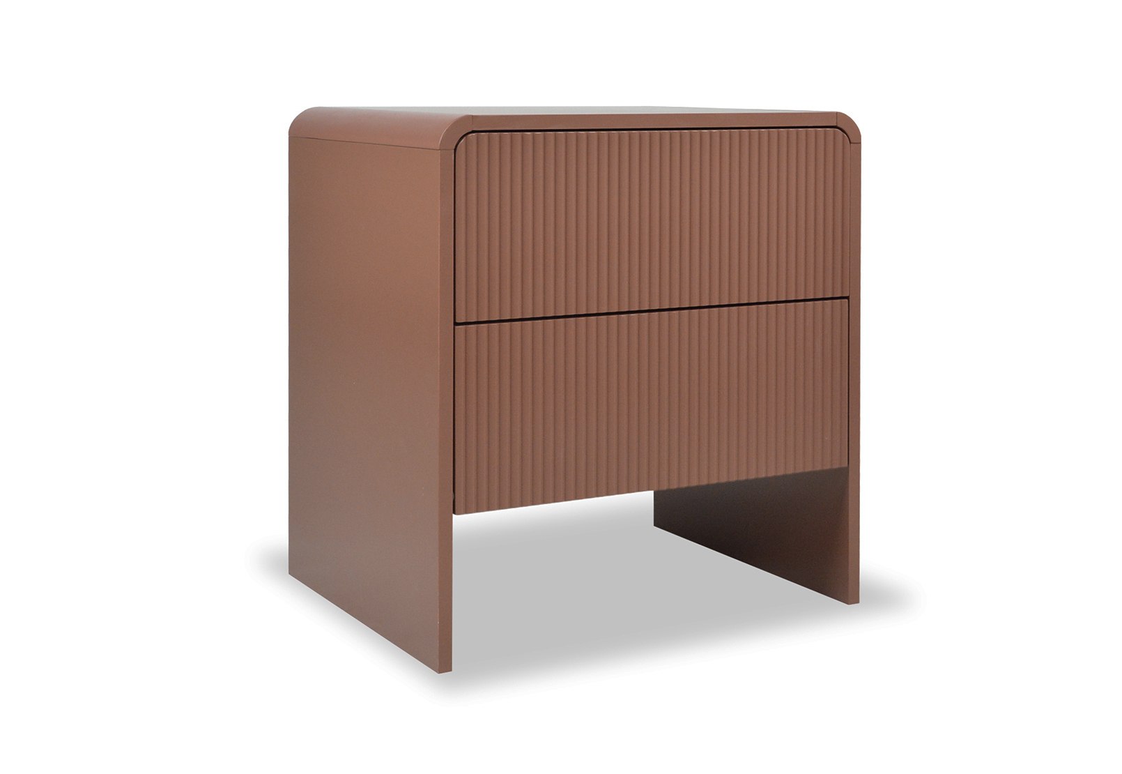 PALMEA Chocolate 2 Drawer Bedside – image 3 of 8