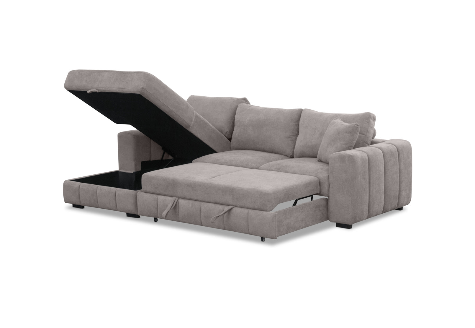 ANWEN FABRIC 3S LHF Chaise with Sofa Bed – image 4 of 14