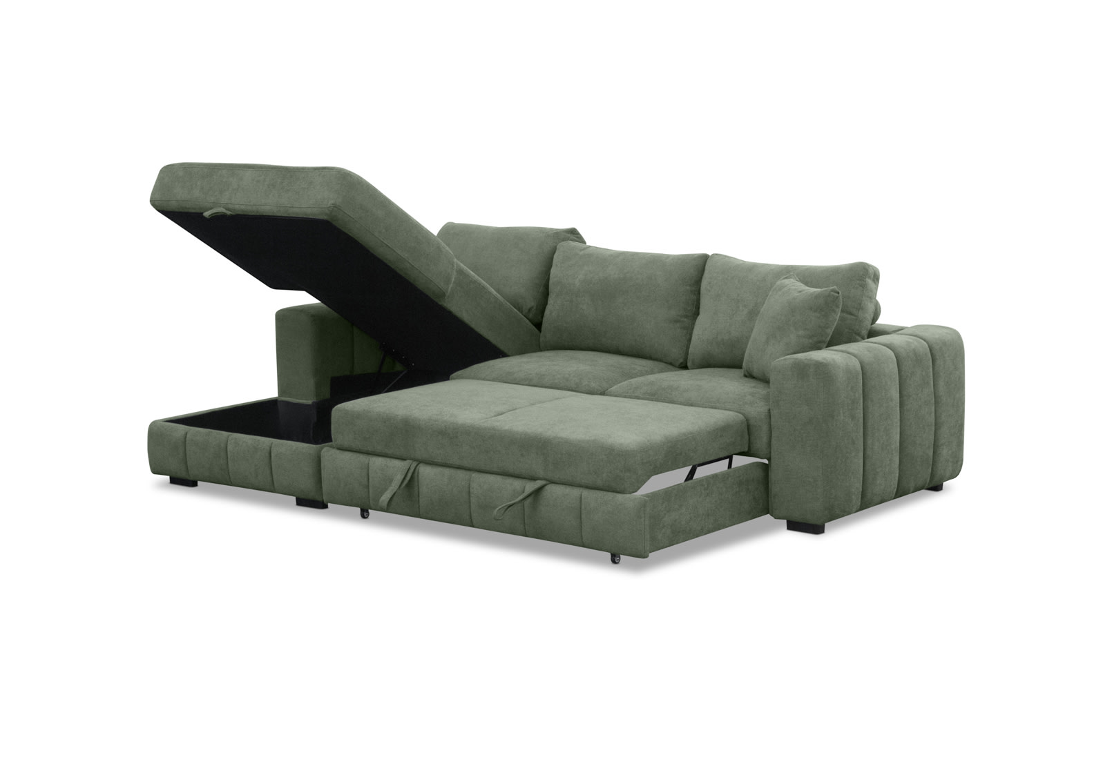 ANWEN FABRIC 3S LHF Chaise with Sofa Bed – image 4 of 14