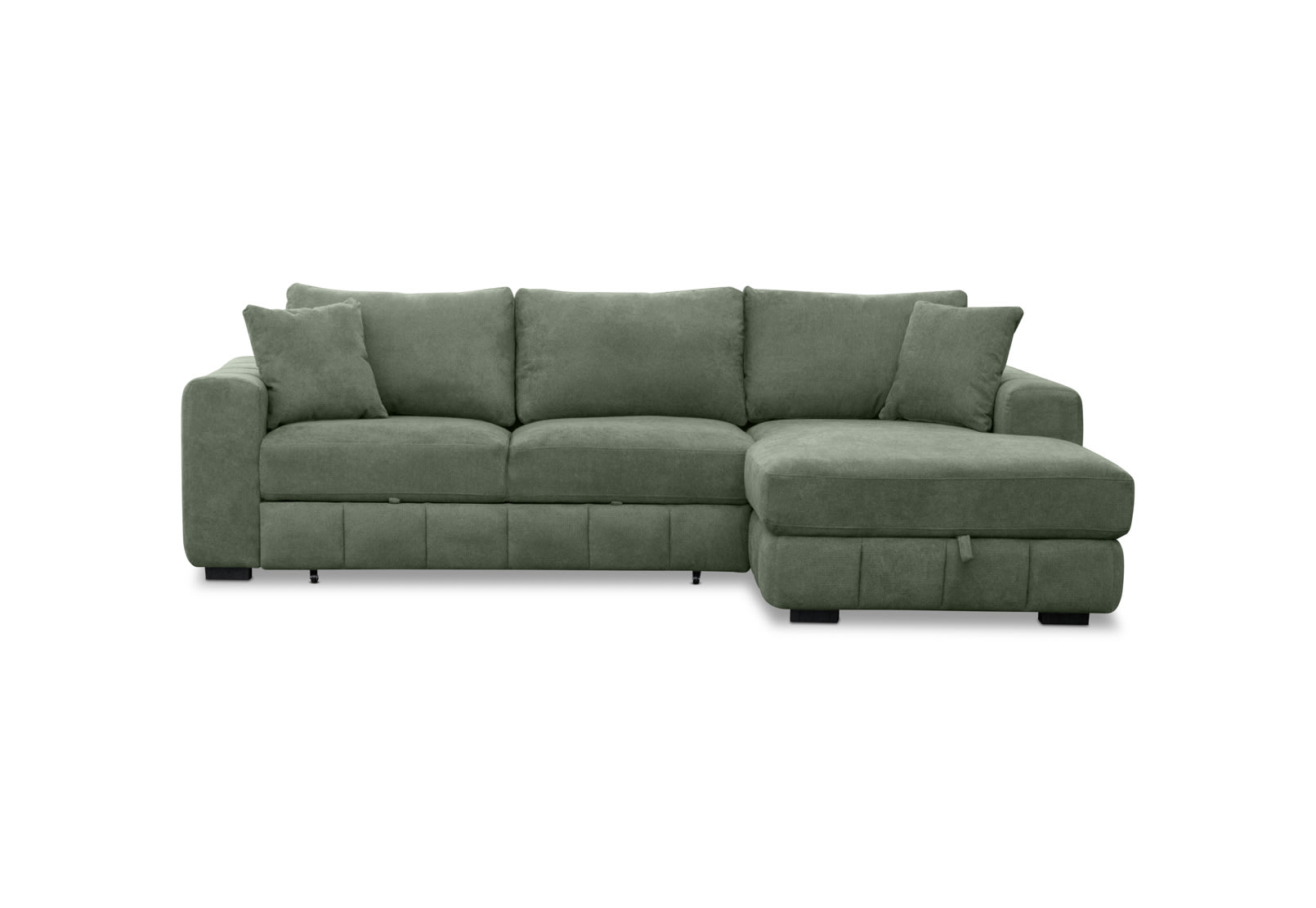 ANWEN FABRIC 3S RHF Chaise with Sofa Bed – image 1 of 14