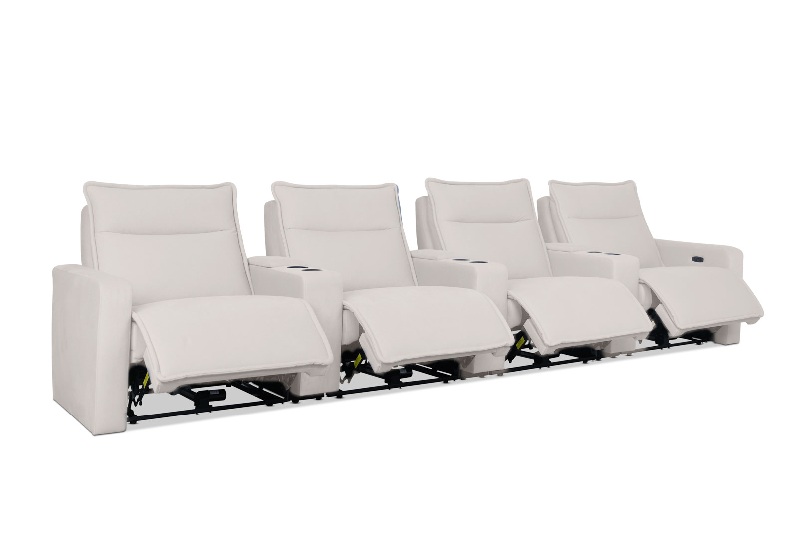 ALCINA FABRIC 4 Seater Theatre Suite – image 5 of 11
