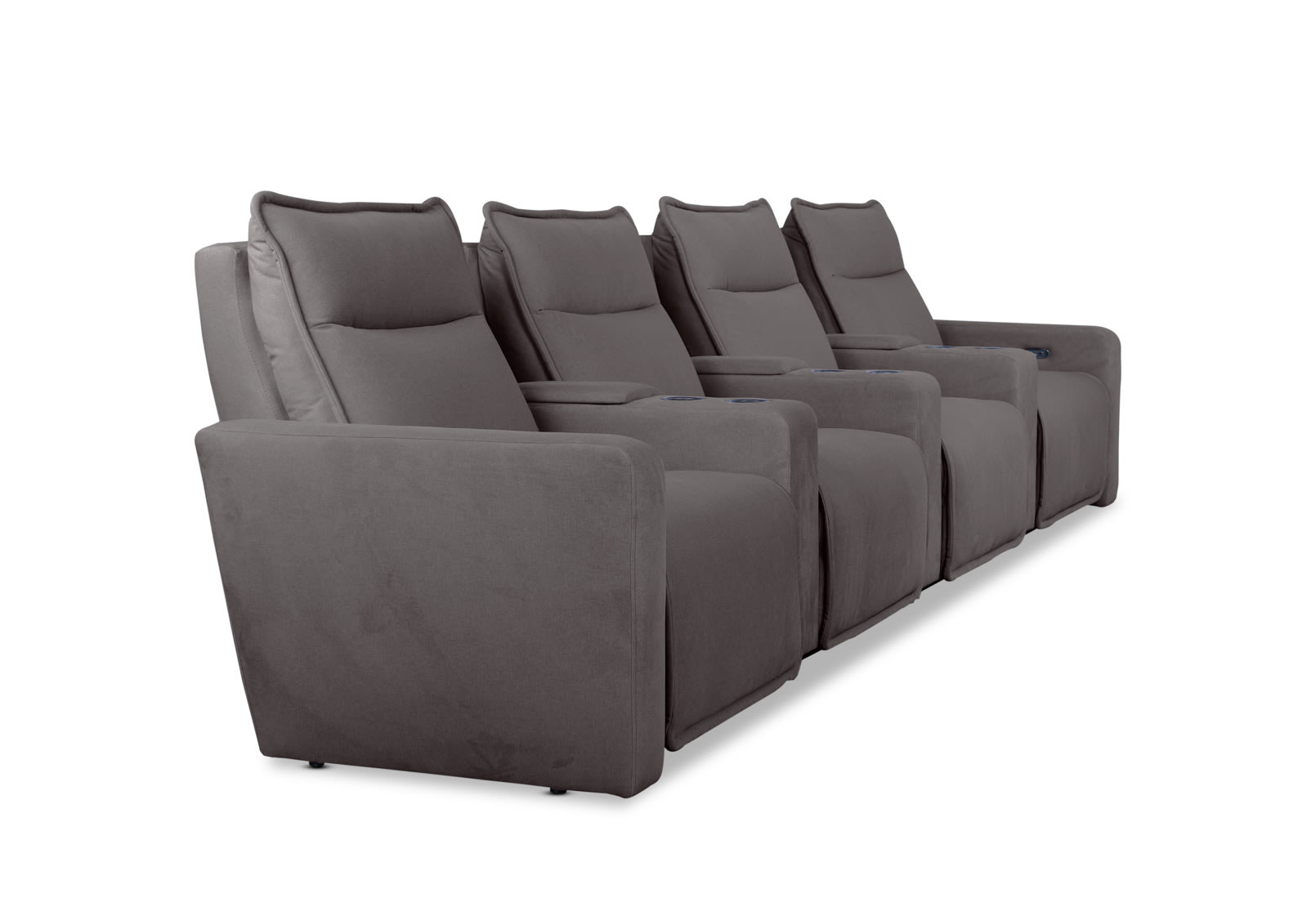 ALCINA FABRIC 4 Seater Theatre Suite – image 8 of 11