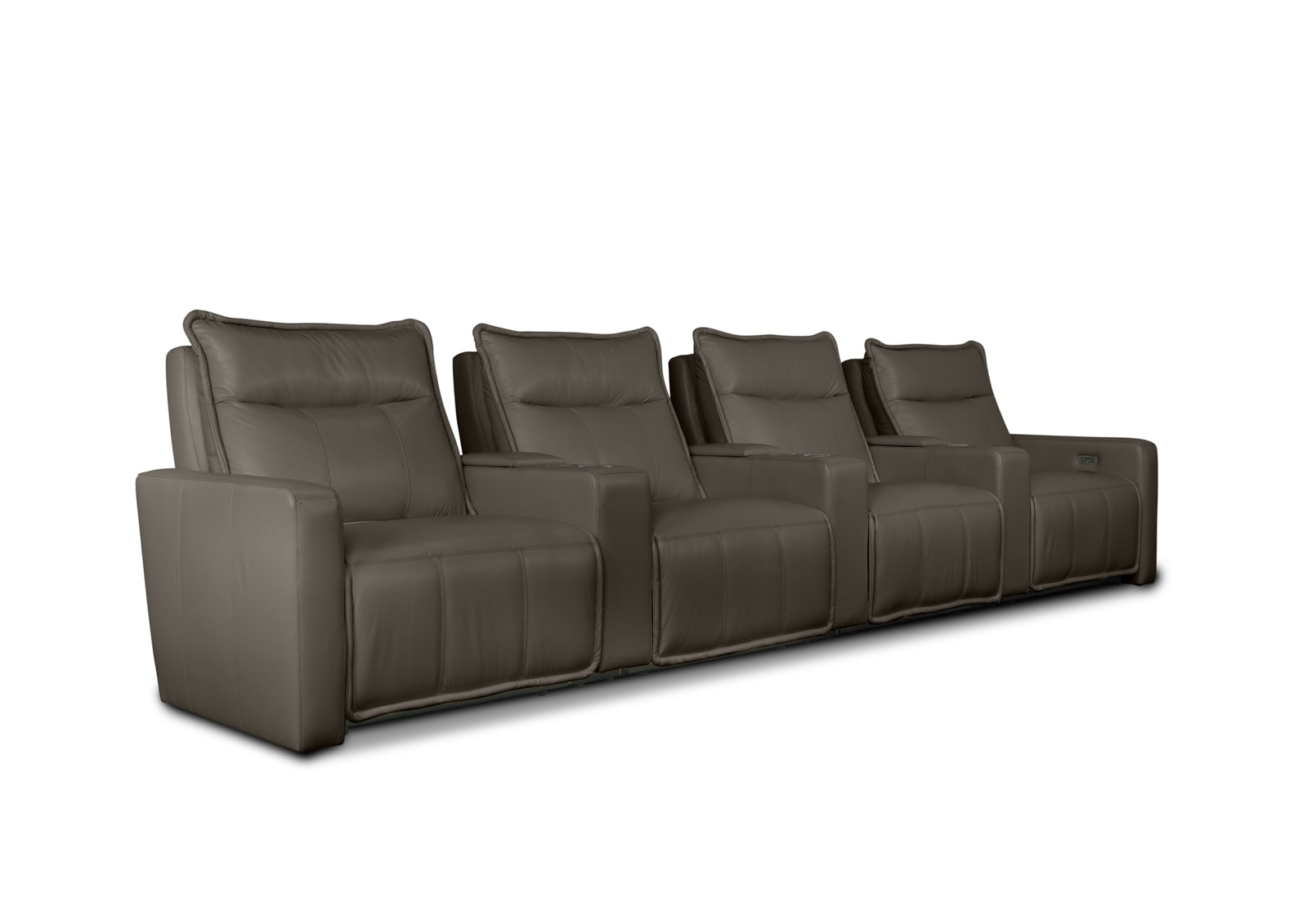 ALCINA LEATHER 4 Seater Theatre Suite – image 4 of 11