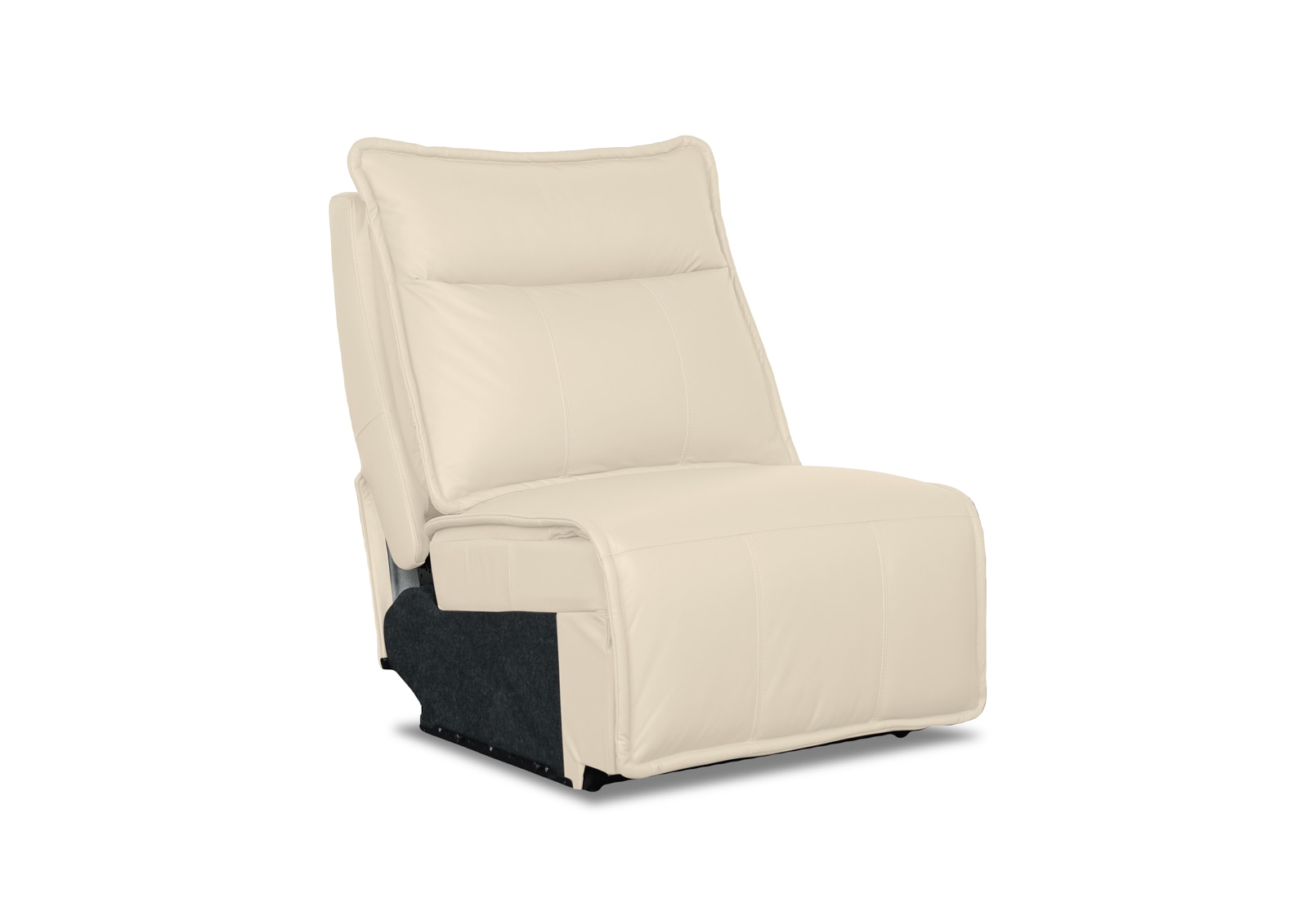 ALCINA LEATHER Modular Armless Fixed Chair – image 2 of 4