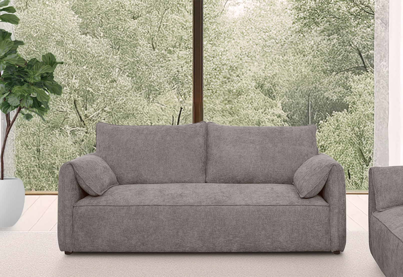 MEEK FABRIC 3 Seater – image 2 of 2
