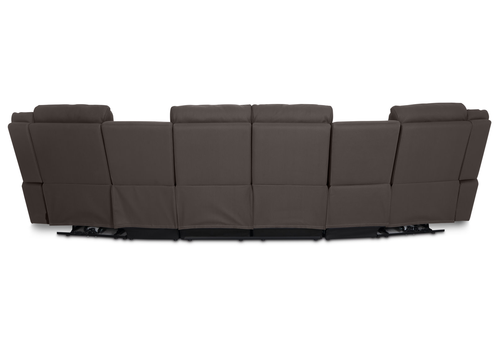 RODDICK FABRIC 4 Seater Theatre Suite with 2 Inbuilt Electric Recliners and Console – image 9 of 13