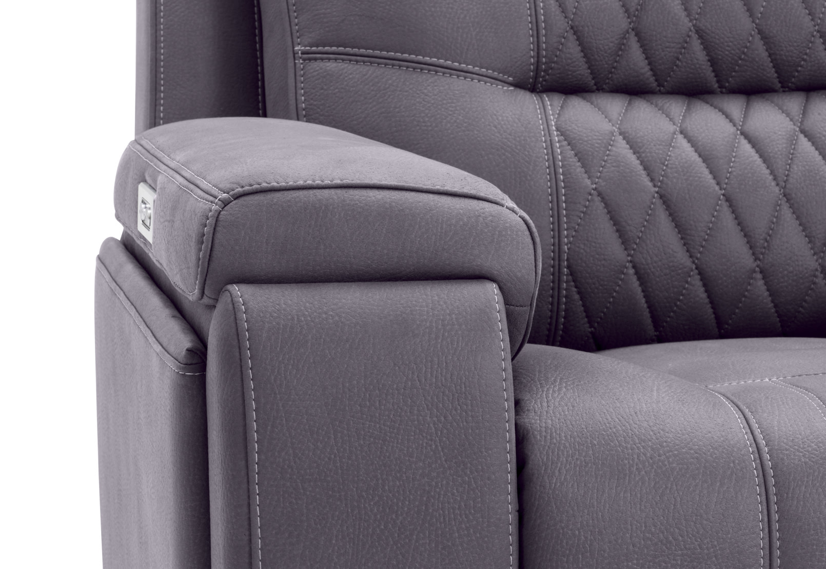 AGASSI FABRIC 5 Seater Corner Lounge with 1 Console – image 4 of 6
