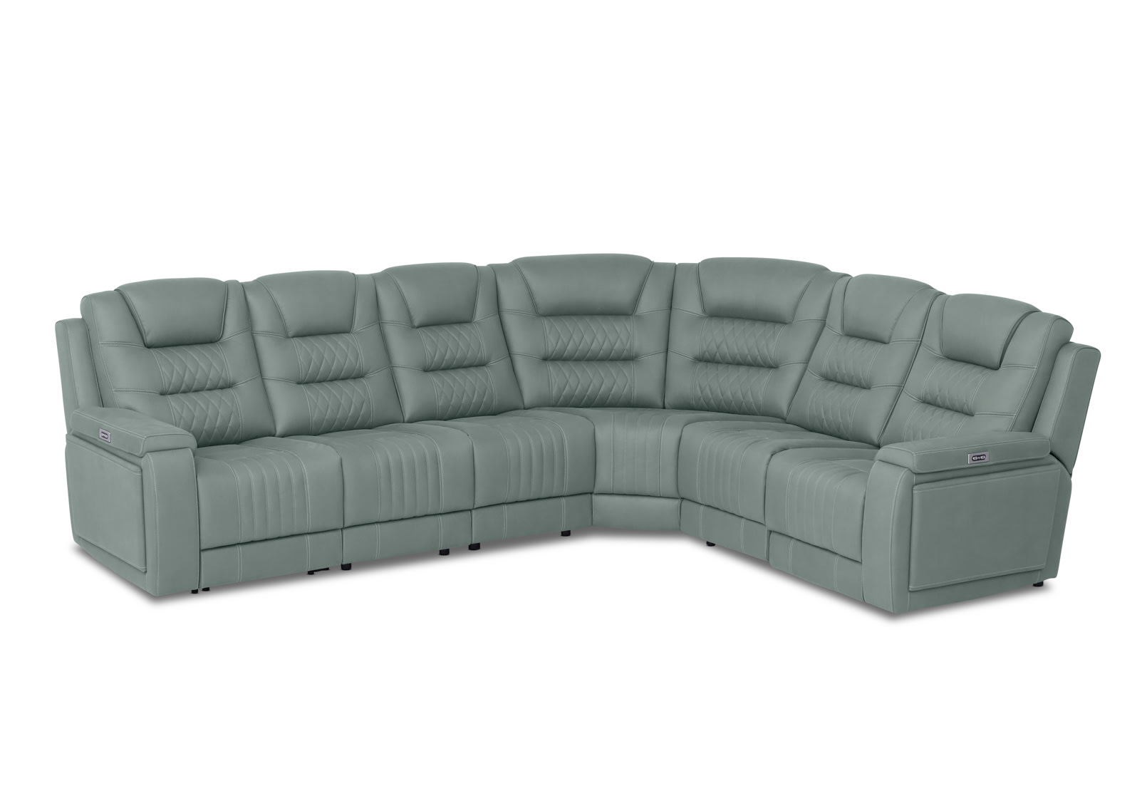AGASSI FABRIC 6 Seater Corner Lounge – image 1 of 6