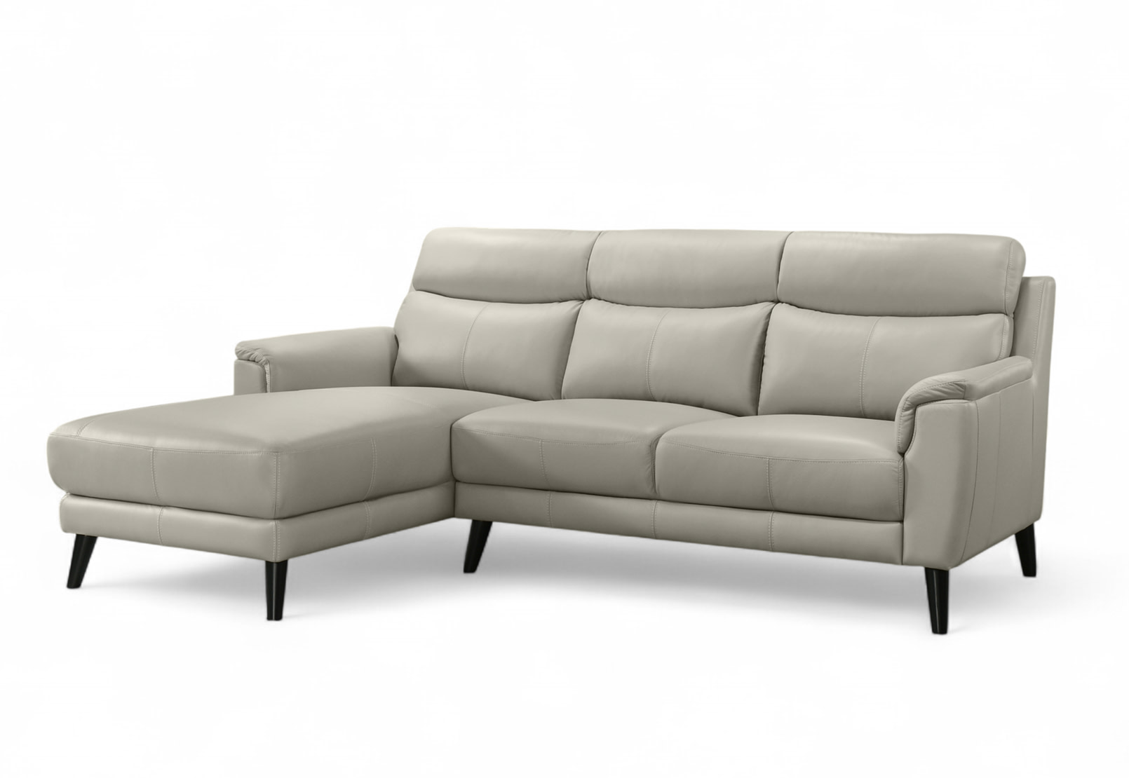 CHAFFEE LEATHER 3 Seat LHF Chaise – image 3 of 5