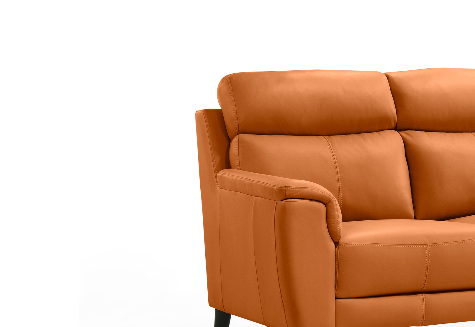 CHAFFEE LEATHER 2 Seater Sofa – image 3 of 4