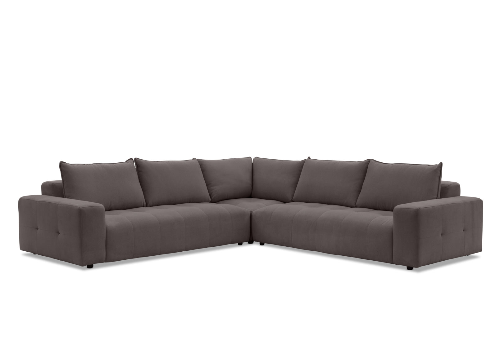 MAGNAR FABRIC 5 Seater Corner Lounge with Ottoman – image 2 of 6