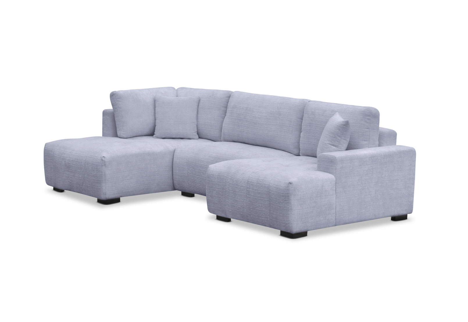 PAMINA FABRIC 4 Seater Lounge with Double Chaises – image 2 of 8