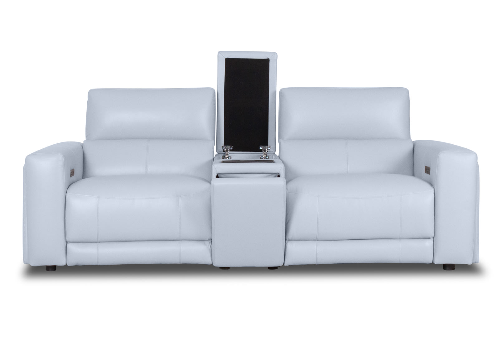 CHICAGO LEATHER 2 Seater Electric Recliner with 1 Console – image 2 of 10