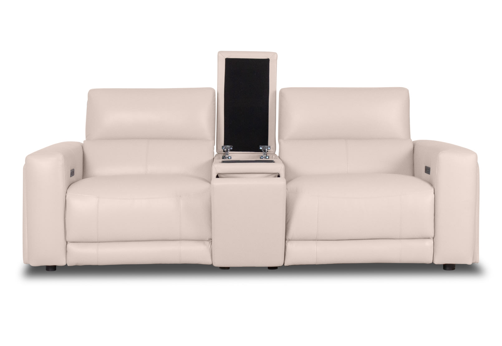 CHICAGO LEATHER 2 Seater Electric Recliner with 1 Console – image 2 of 10
