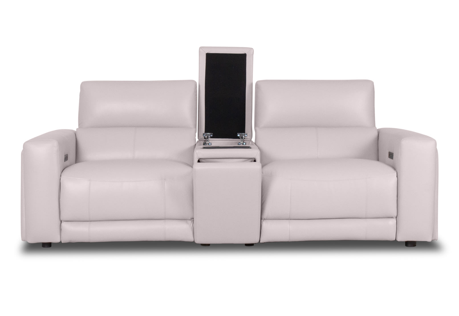 CHICAGO LEATHER 2 Seater Electric Recliner with 1 Console – image 2 of 10