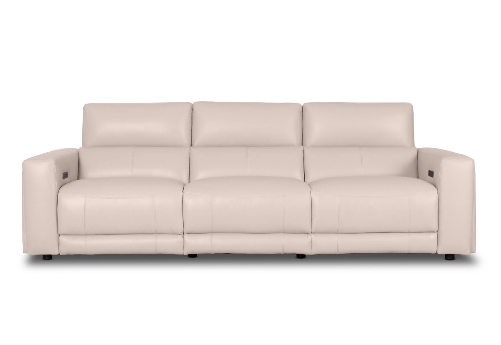 CHICAGO LEATHER 3 Seater with 2 Inbuilt Recliners – image 1 of 8