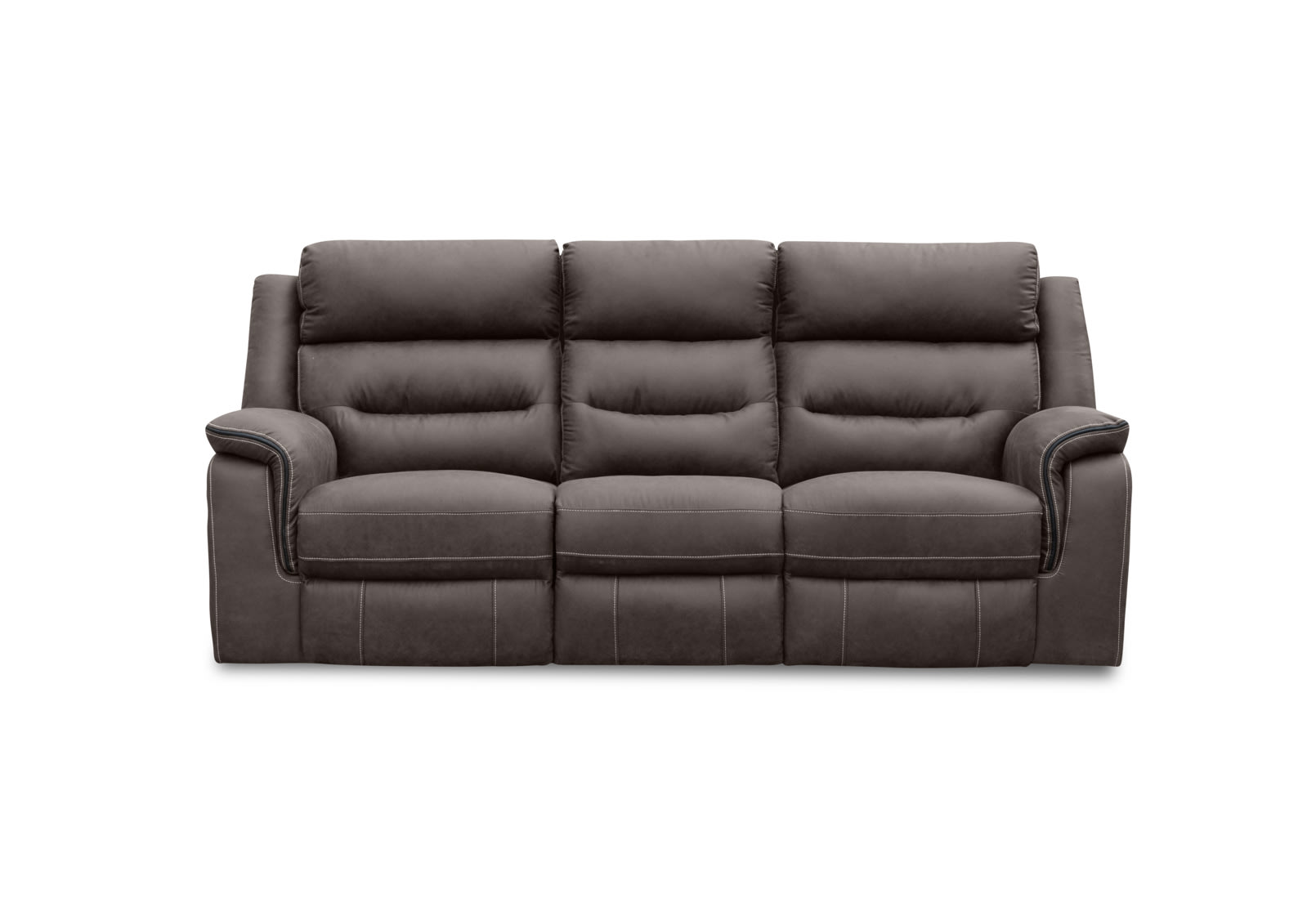 BANBURY FABRIC 3 Seater Manual Recliner with Drop Down Table – image 2 of 14