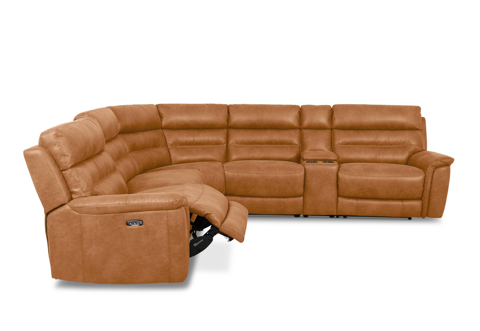 FOXTON FABRIC 5S Corner Lounge Electric Recliners and Console – image 4 of 6