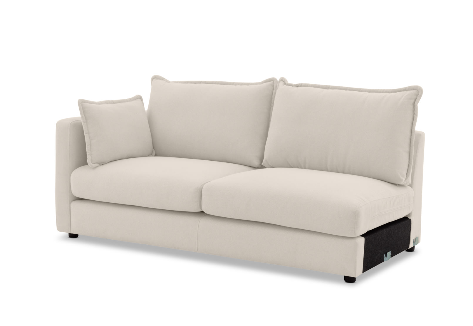 VALERA FABRIC Modular 2 Seater Left Hand Facing Arm Chair – image 2 of 8
