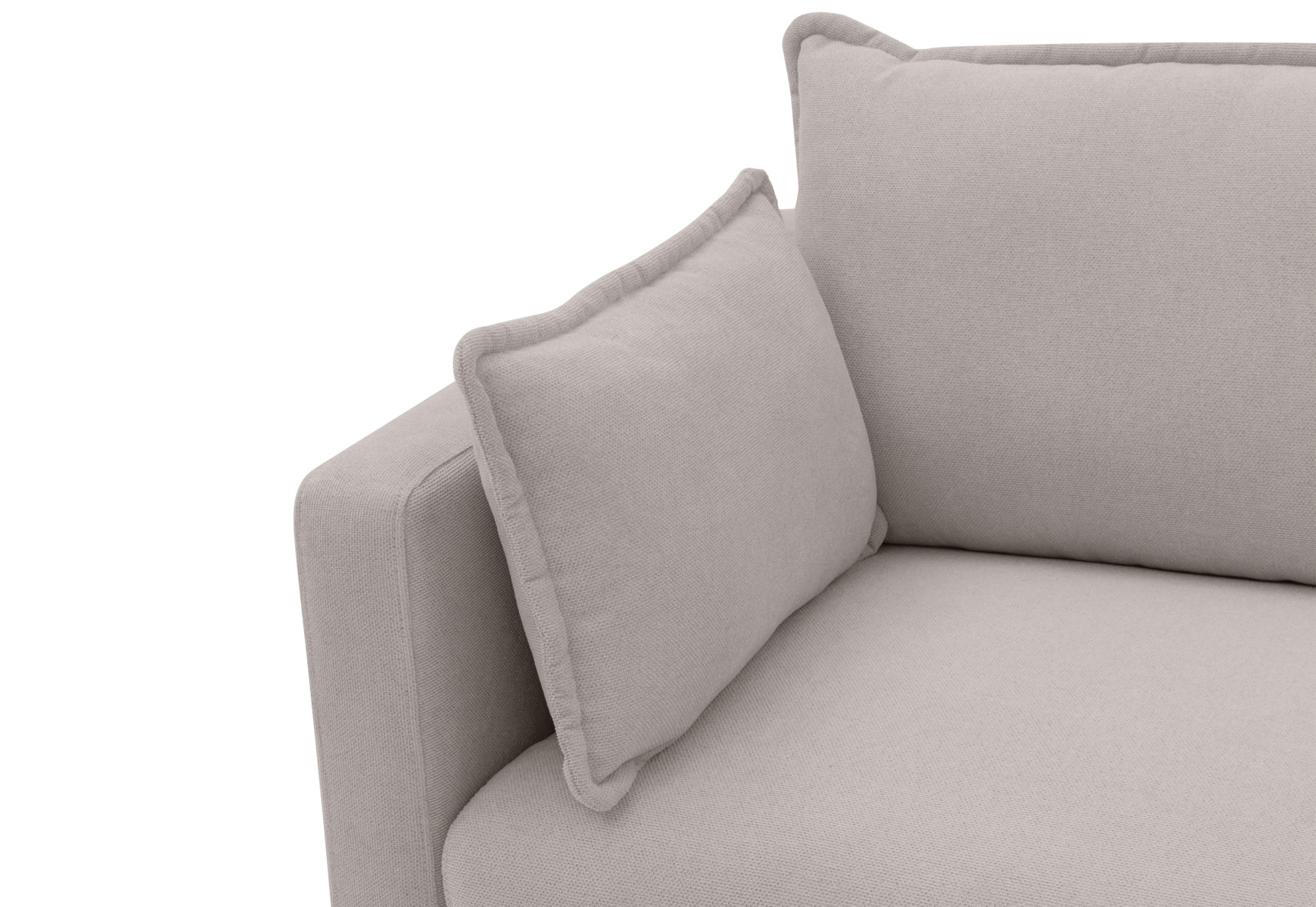 VALERA FABRIC Modular 2 Seater Left Hand Facing Arm Chair – image 6 of 8