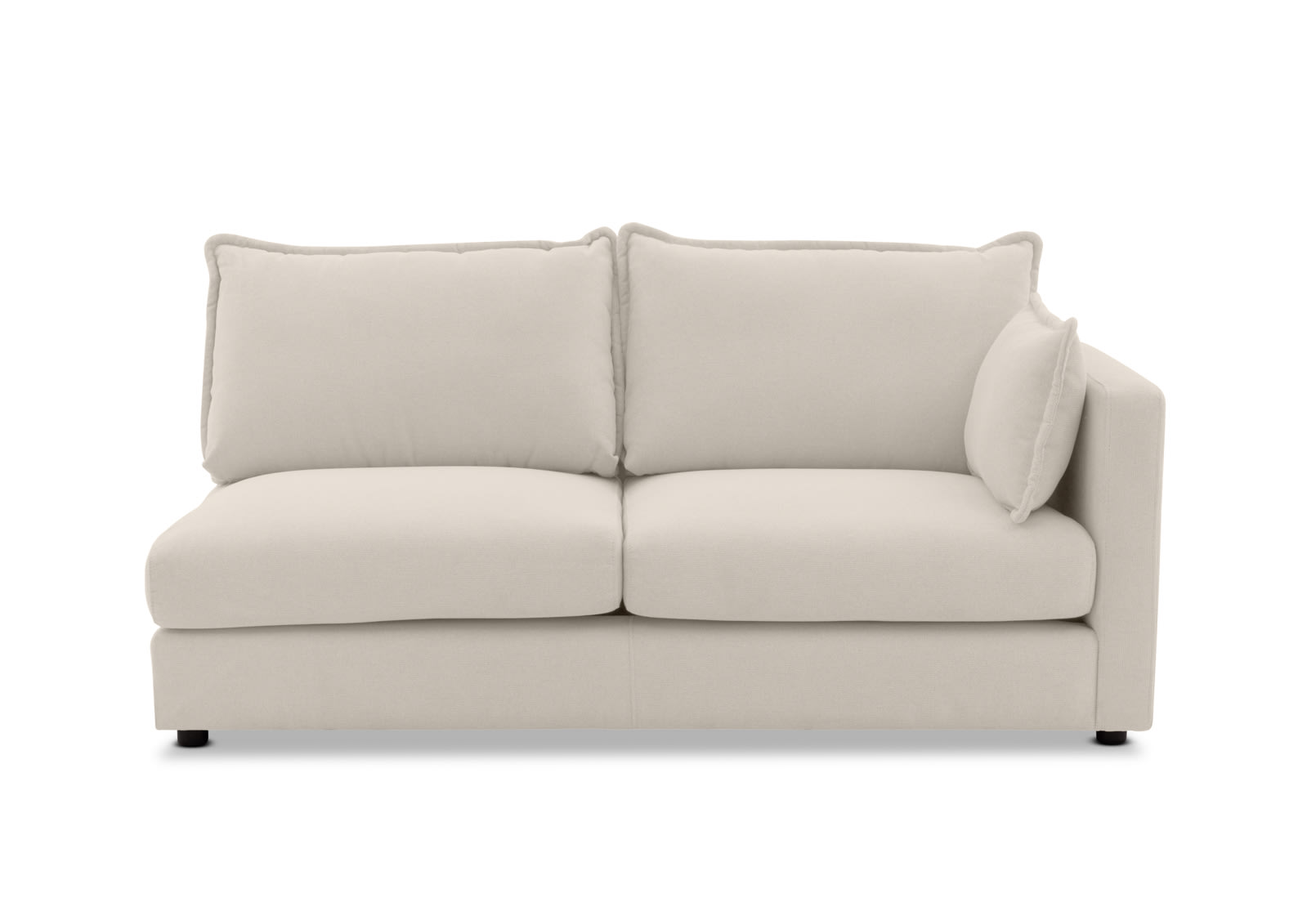 VALERA FABRIC Modular 2 Seater Right Hand Facing Arm Chair – image 1 of 8