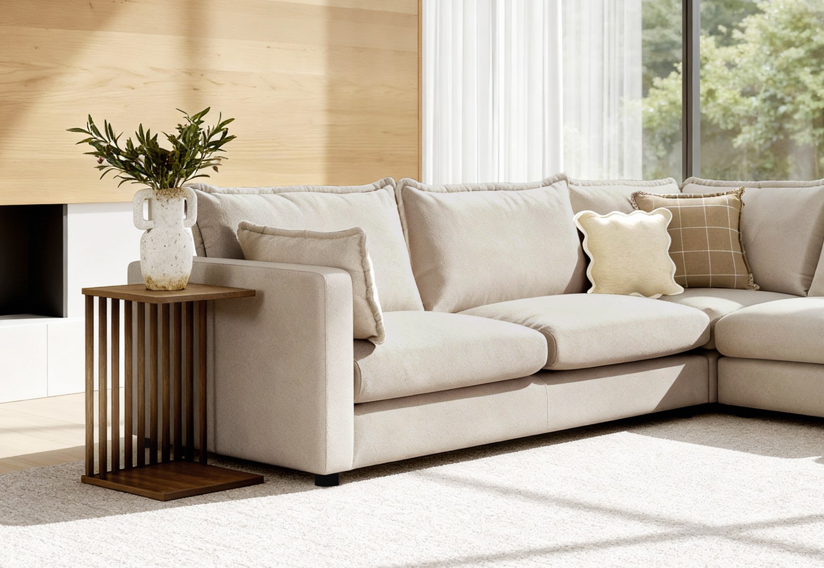 VALERA FABRIC 5 Seater Corner Lounge – image 9 of 9
