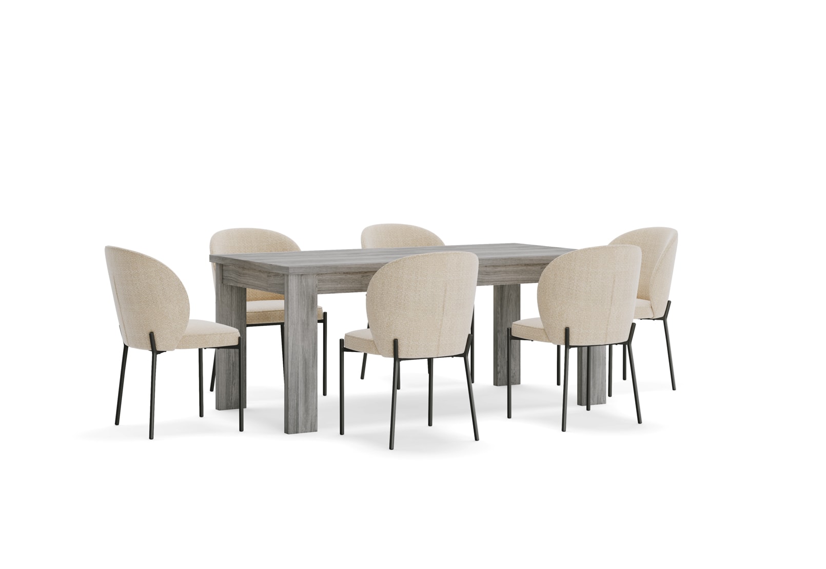 KERID 7 Piece Dining Suite – image 4 of 7