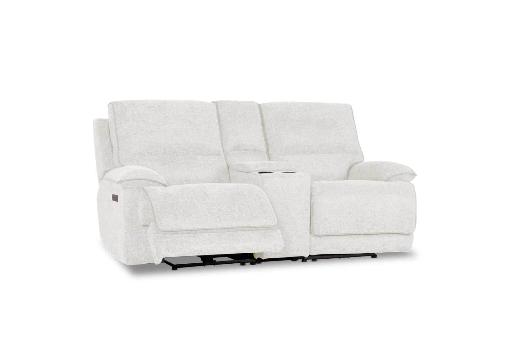 BOSTROM FABRIC 2 Seater Dual Electric Recliners & Console – image 4 of 10