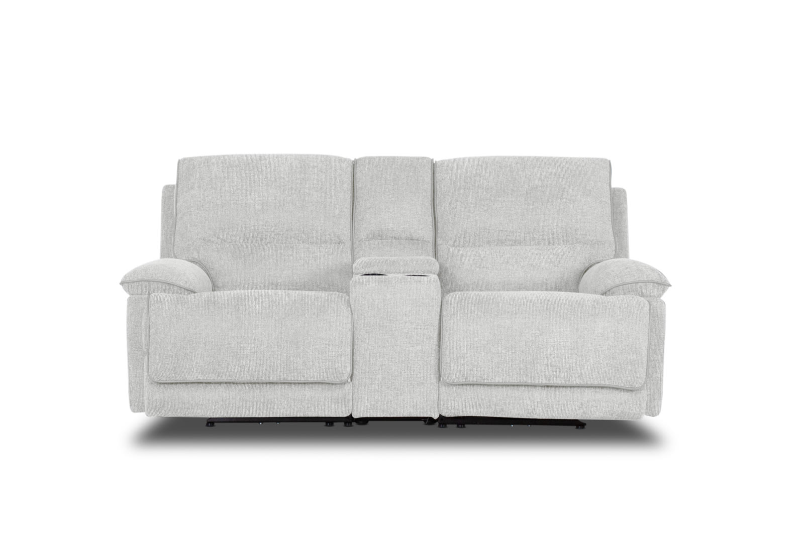 BOSTROM FABRIC 2 Seater Dual Electric Recliners & Console – image 1 of 10