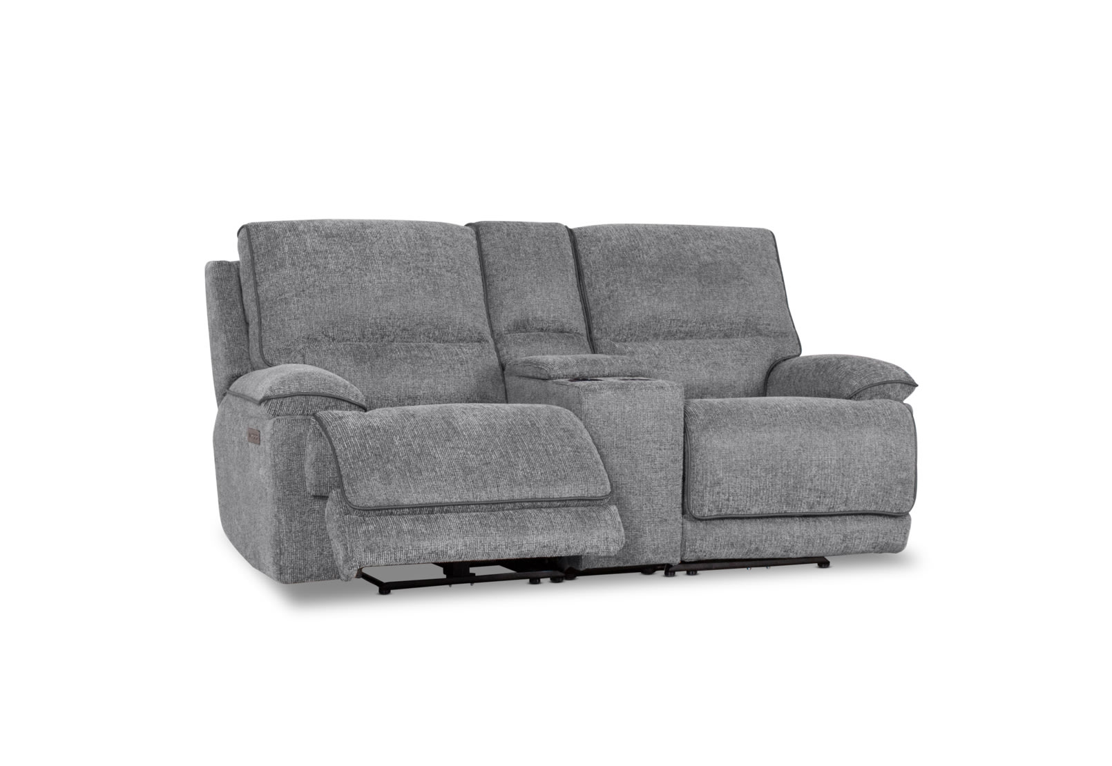 BOSTROM FABRIC 2 Seater Dual Electric Recliners & Console – image 5 of 12