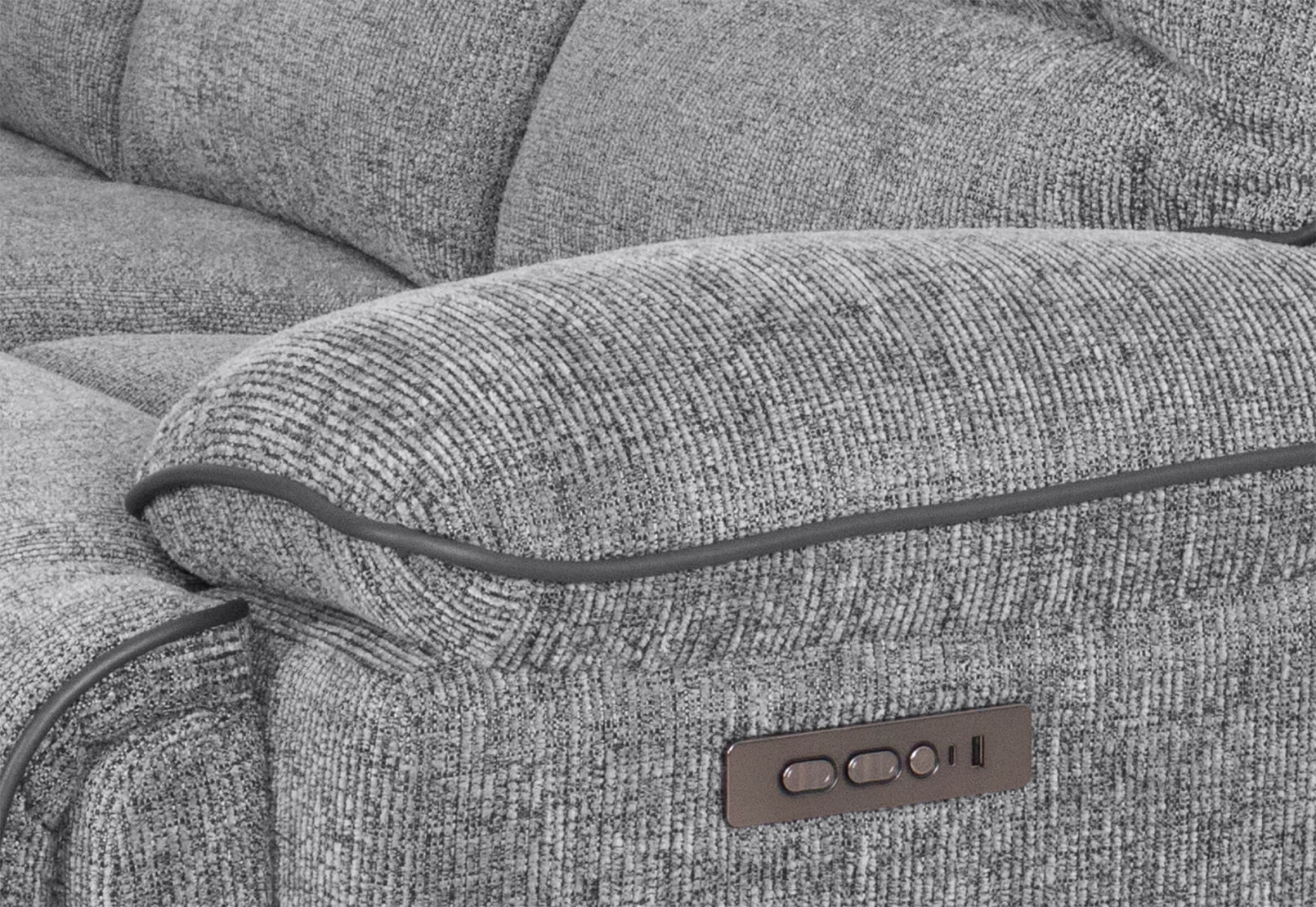 BOSTROM FABRIC 3 Seater with 2 Inbuilt Electric Recliners – image 9 of 11