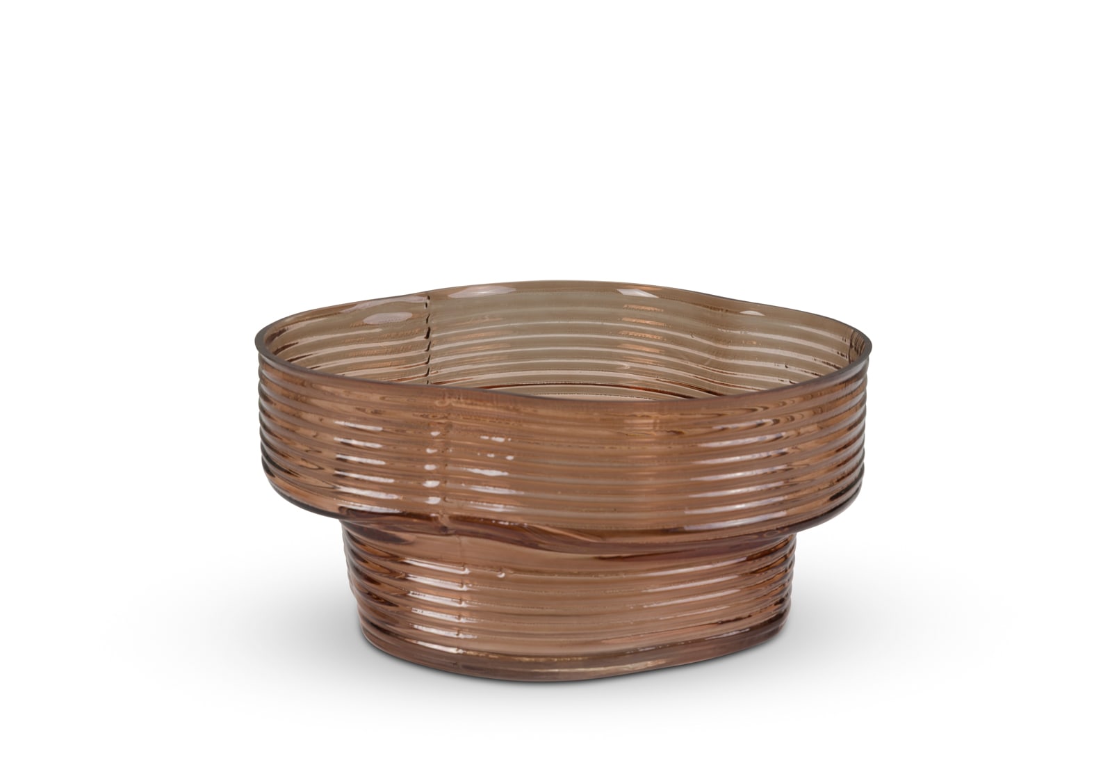 VIRID Irregular Horizontal Stripes Vase with Base – image 1 of 3