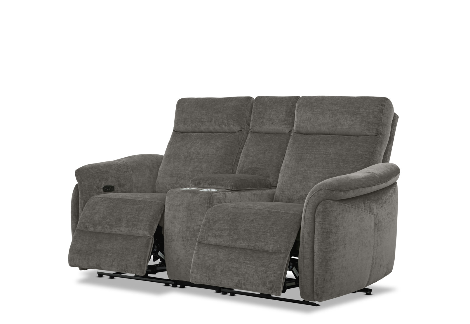 CASAMORE FABRIC 2 Seater Electric Recliners and Console – image 4 of 15
