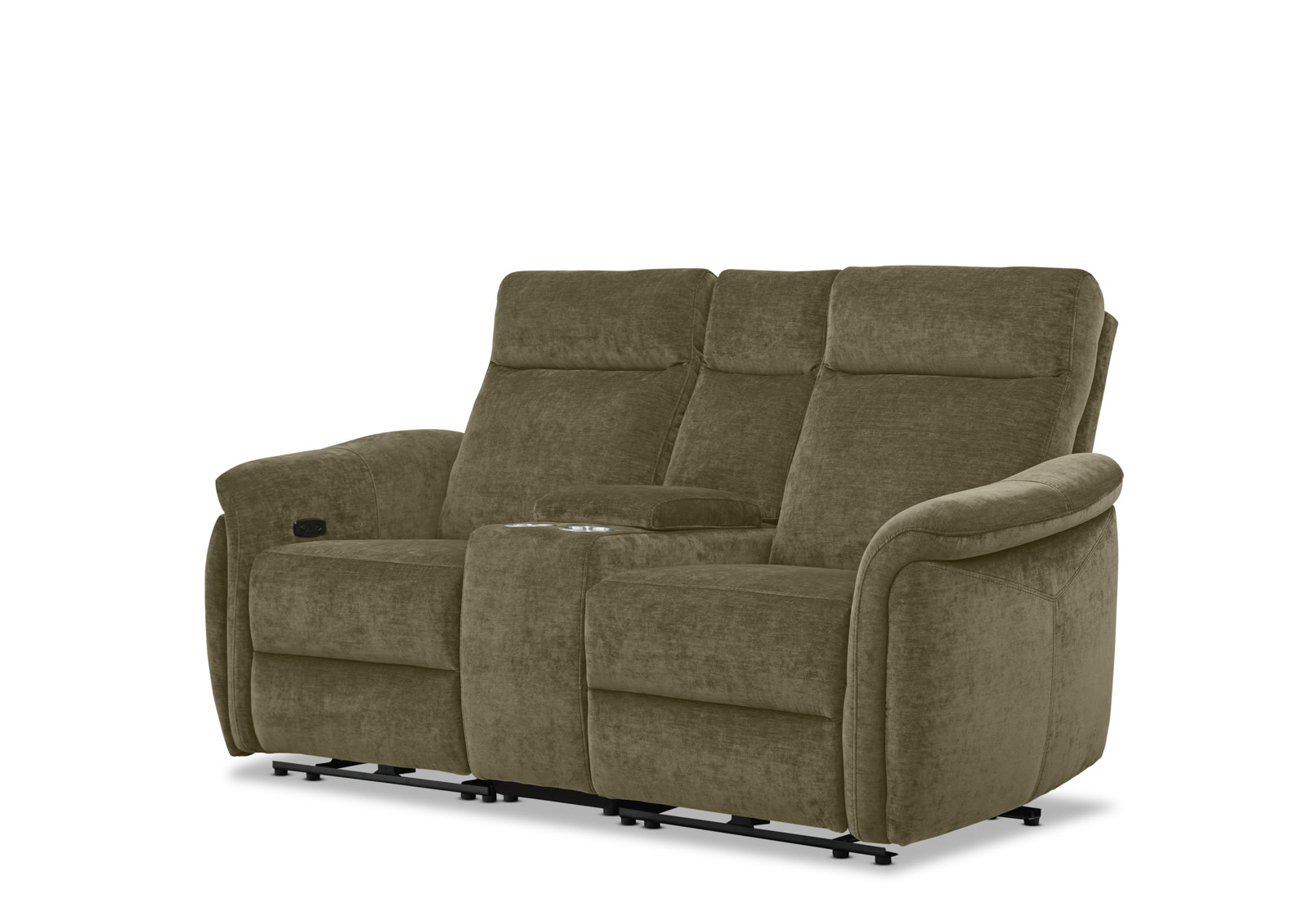 CASAMORE FABRIC 2 Seater Electric Recliners and Console – image 3 of 17