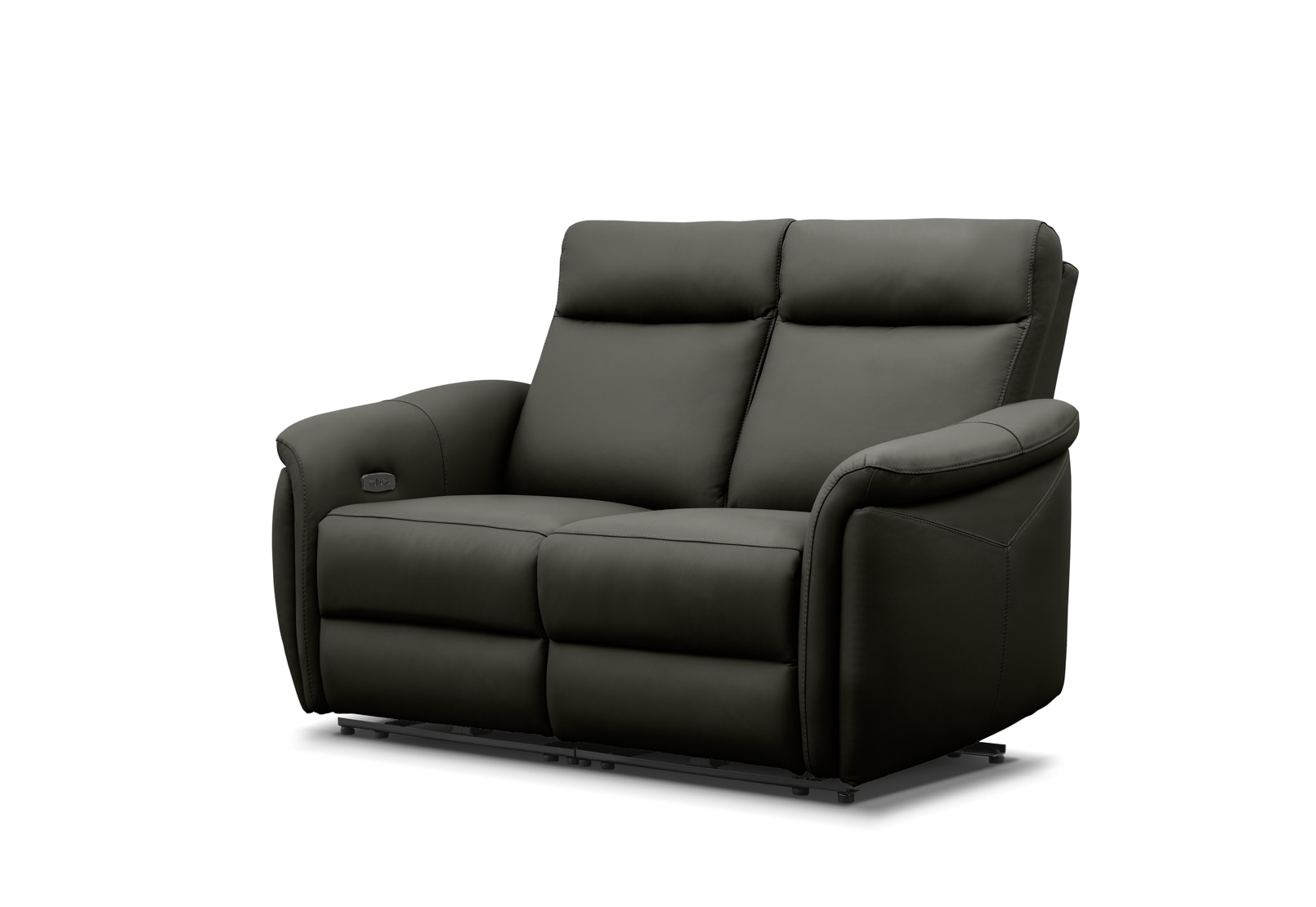 CASAMORE LEATHER 2 Seater with 2 Inbuilt Electric Recliners – image 2 of 11