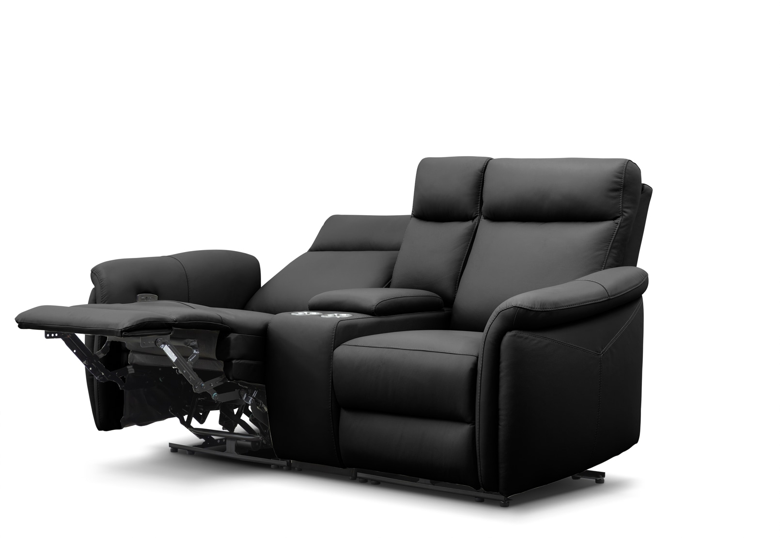 CASAMORE LEATHER 2 Seater Electric Recliners and Console – image 7 of 16