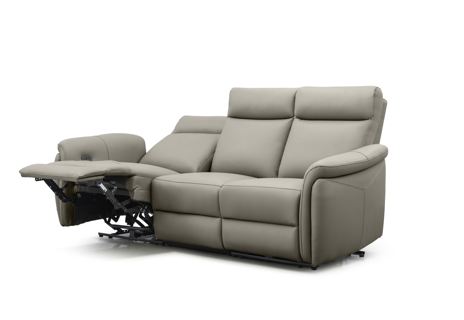 CASAMORE LEATHER 3 Seater with 2 Inbuilt Electric Recliners – image 5 of 11