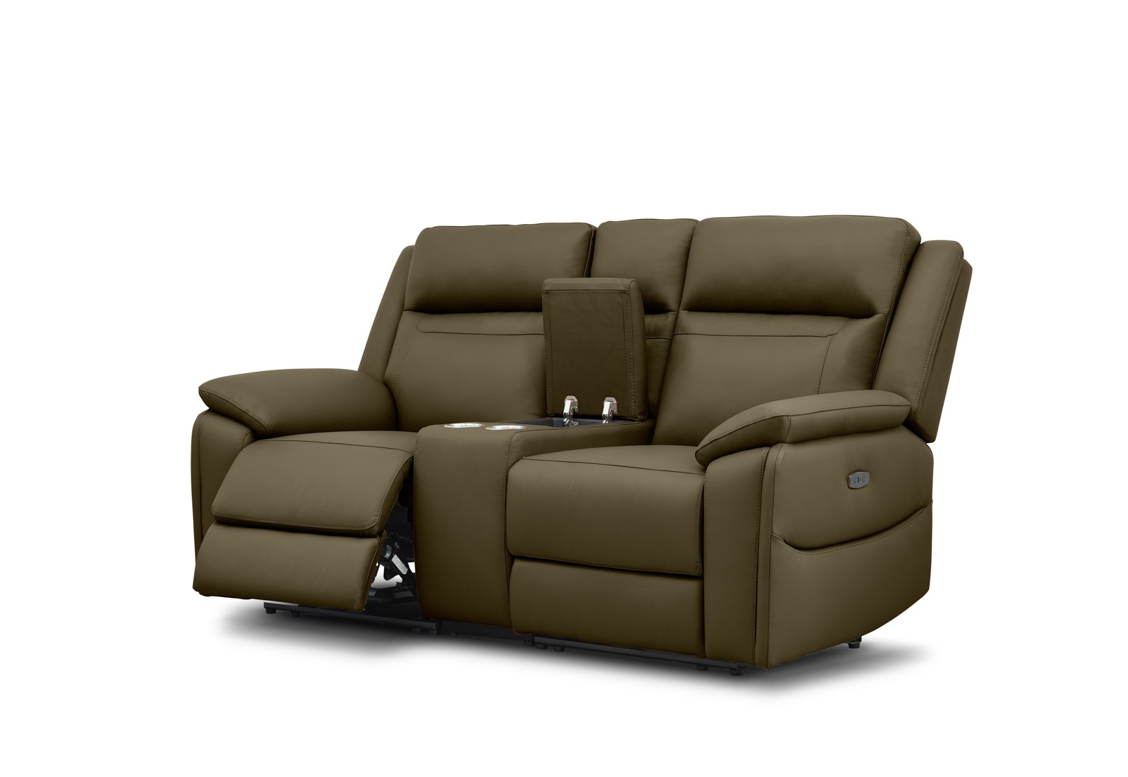 RENATO LEATHER 2S with Electric Recliners and Console – image 6 of 15