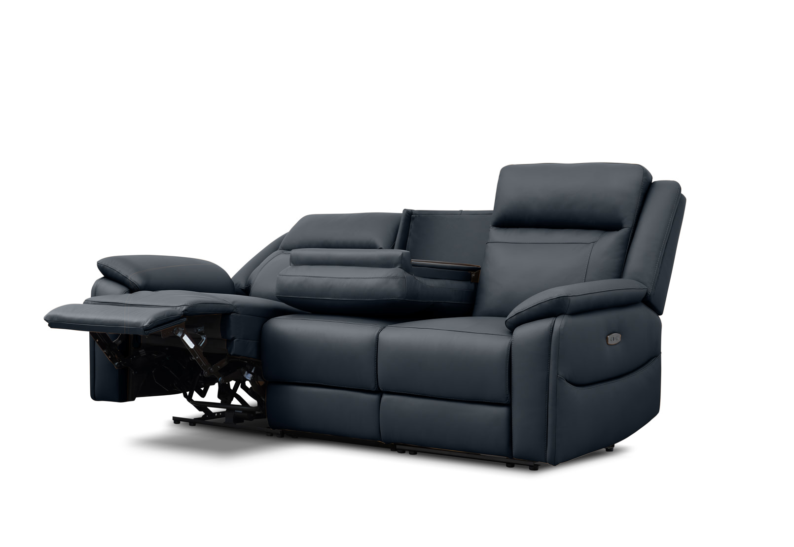 RENATO LEATHER 3S with Electric Recliners and Drop Down Table – image 9 of 15